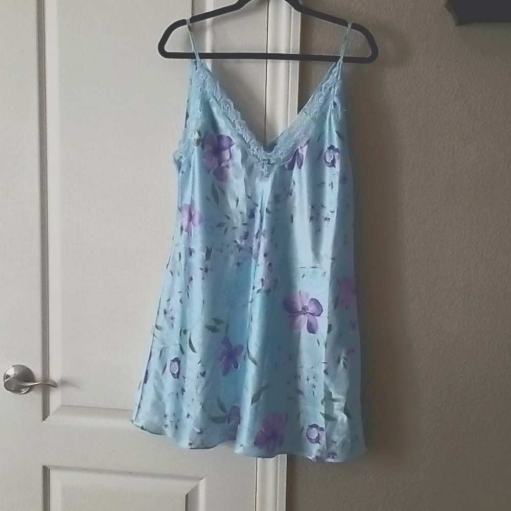 Baby blue baby doll nighty